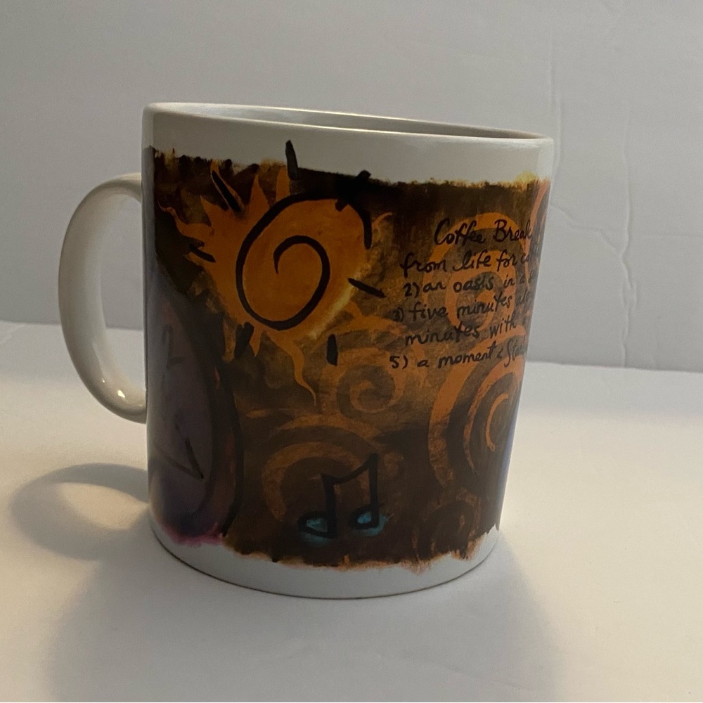 Starbucks Coffee Break Essentials Mug Vintage 1998 Good Condition